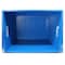Flipside Corrugated Postal Storage Tote, 18-1/4 in L x 13-1/4 in W x 11-3/5 in H, Blue, Plastic, 4 PK 40162 - alternate 5